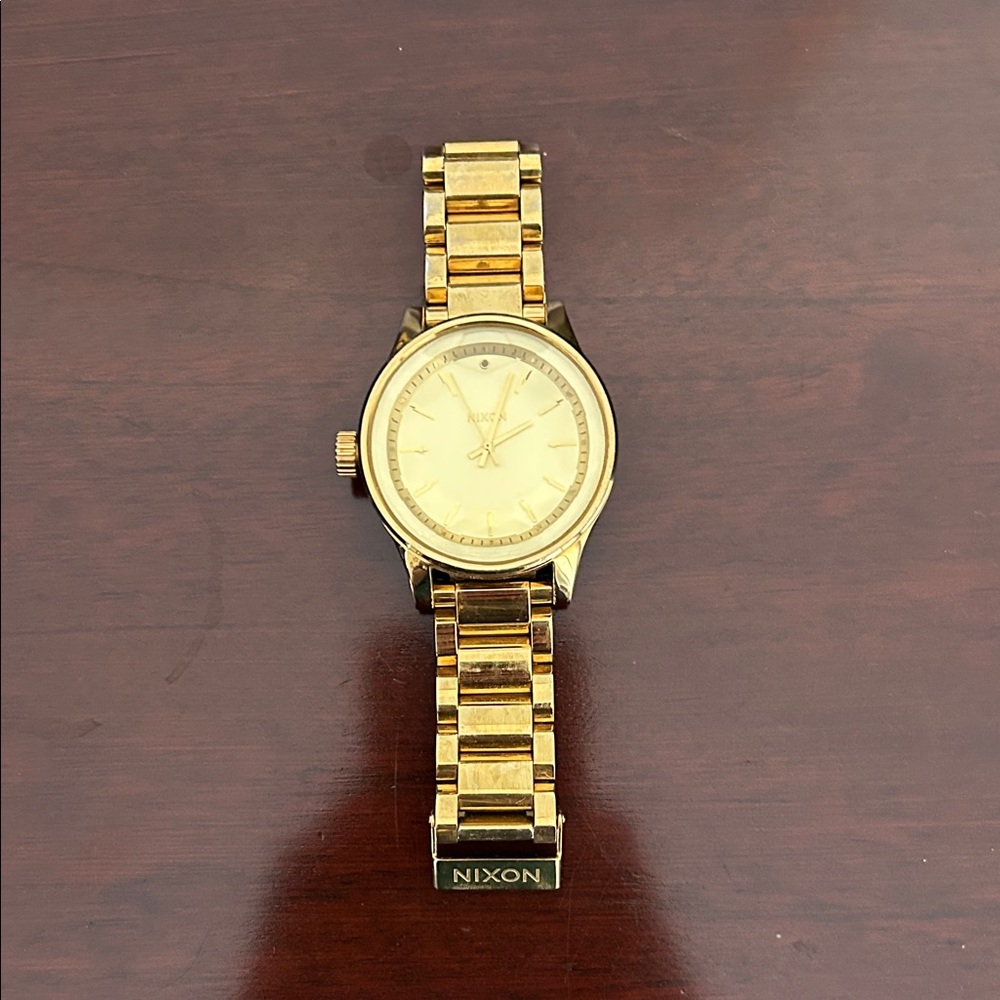 Nixon Luxurious Gold-Tone Watch